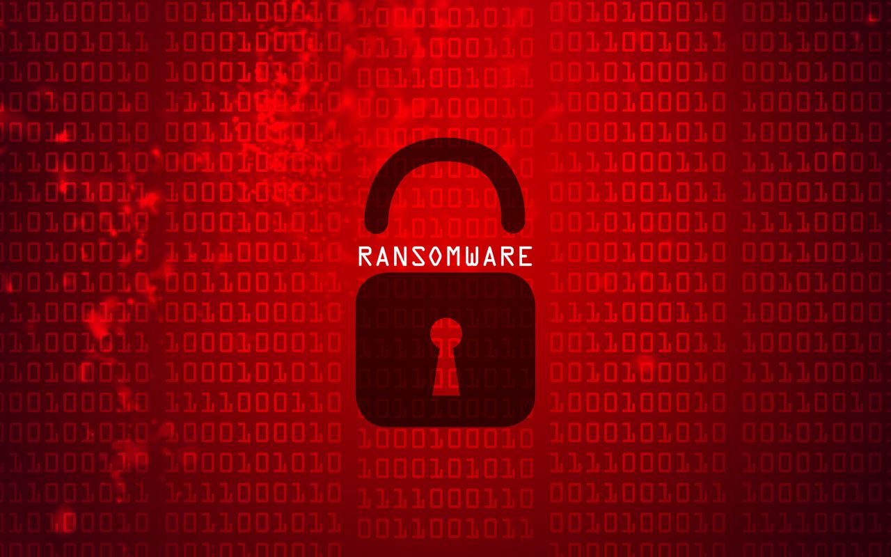 stock illustration of ransomware