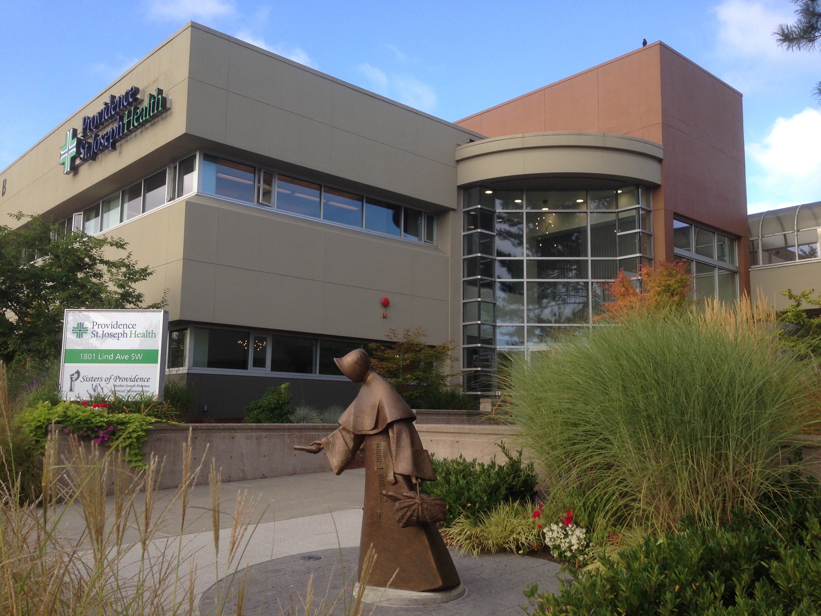 photo showing exterior of Providence St Joseph Health hospital